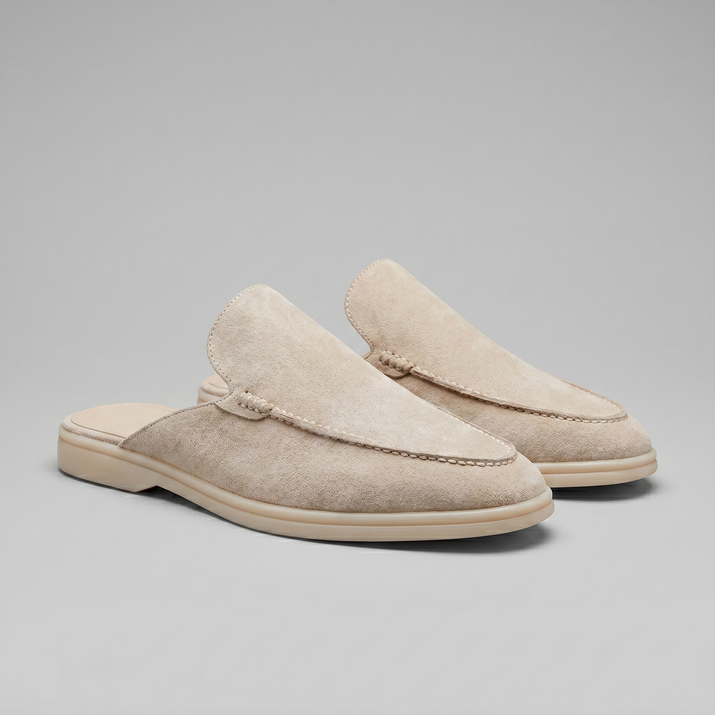 David | Stylish Backless Loafer Mens Slippers