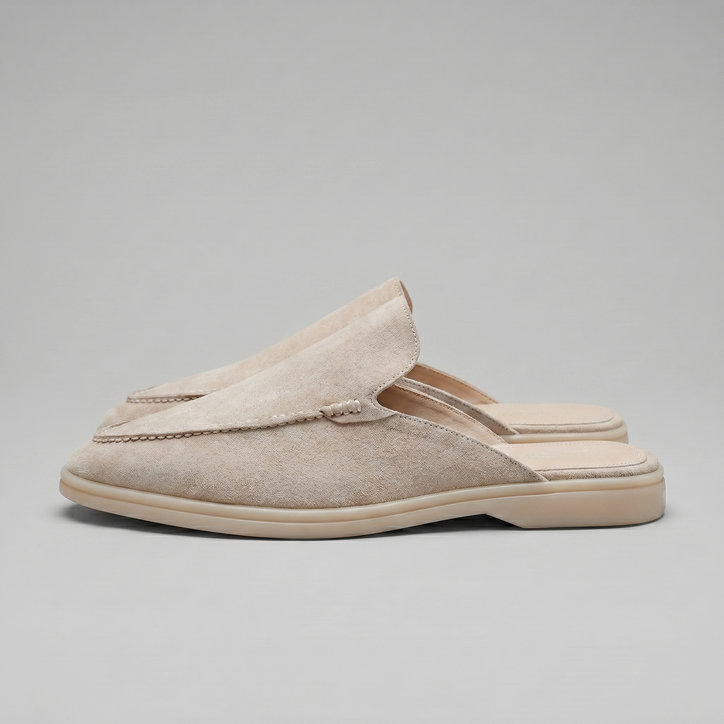 David | Stylish Backless Loafer Mens Slippers