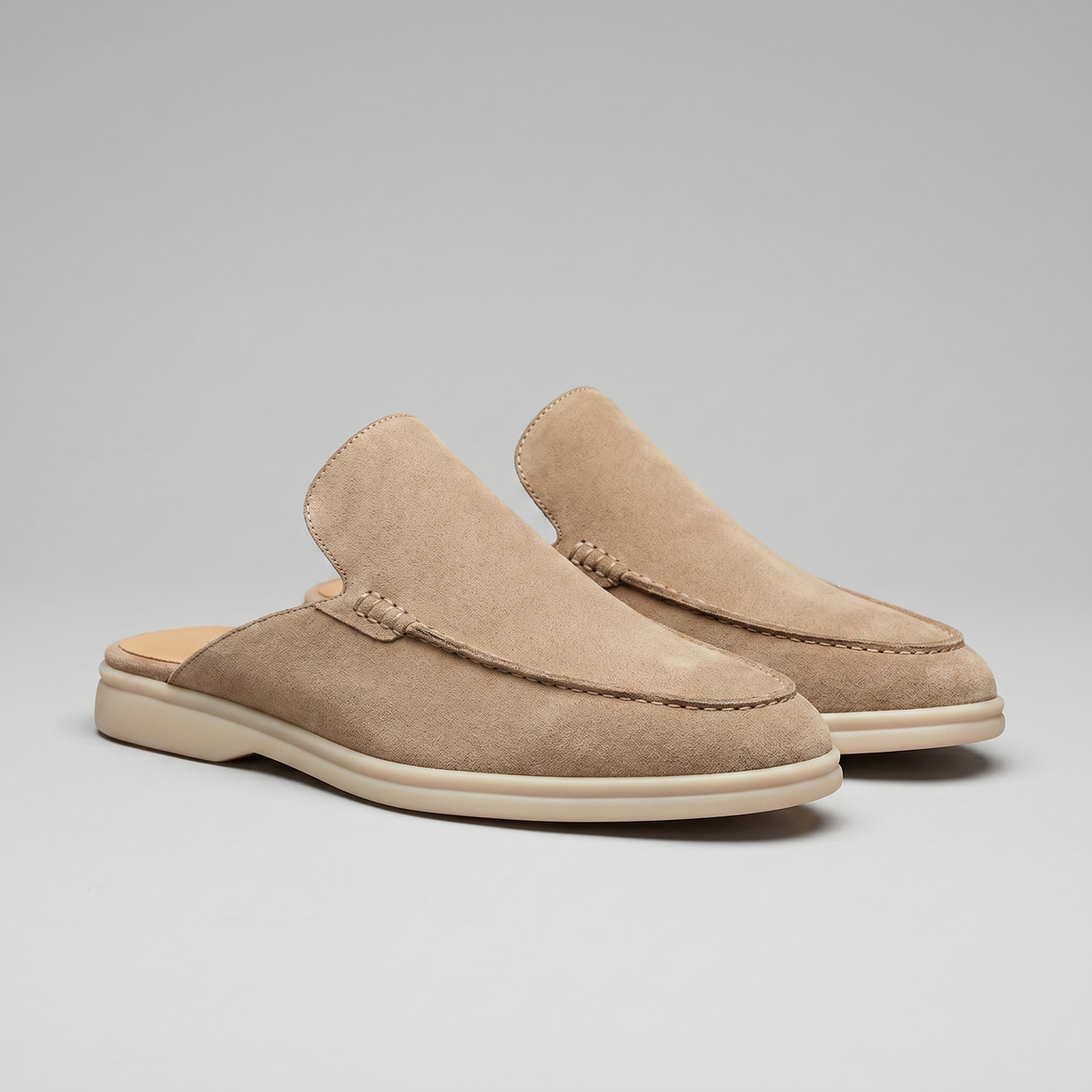 David | Stylish Backless Loafer Mens Slippers