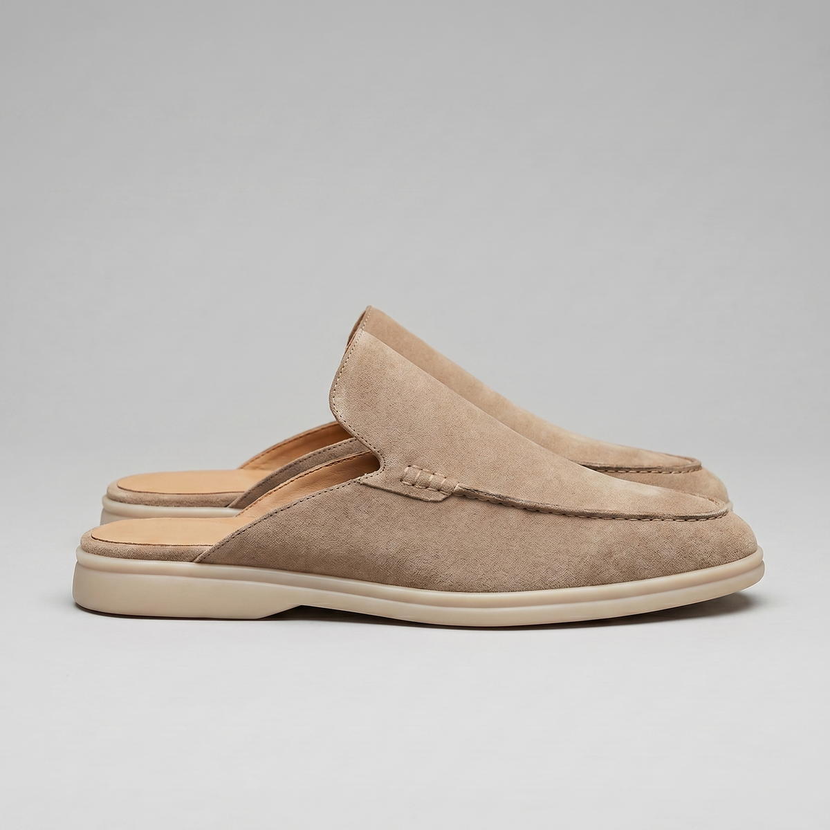 David | Stylish Backless Loafer Mens Slippers