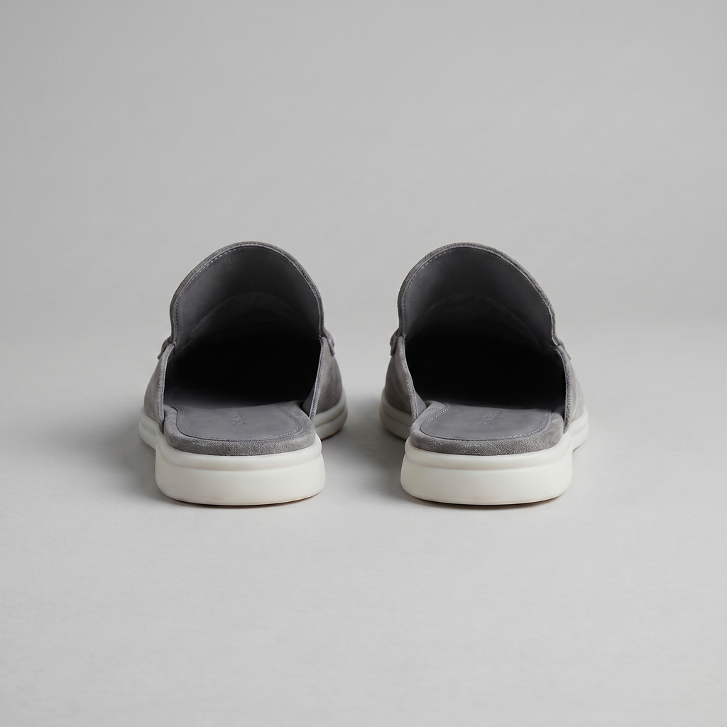 David | Stylish Backless Loafer Mens Slippers