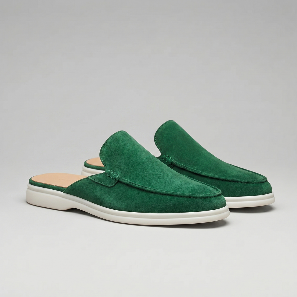 David | Stylish Backless Loafer Mens Slippers