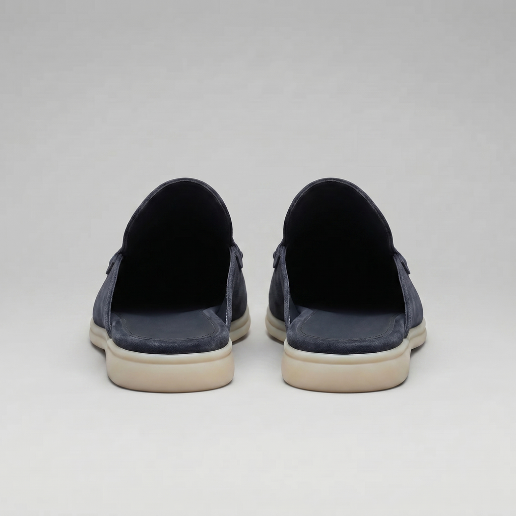 David | Stylish Backless Loafer Mens Slippers