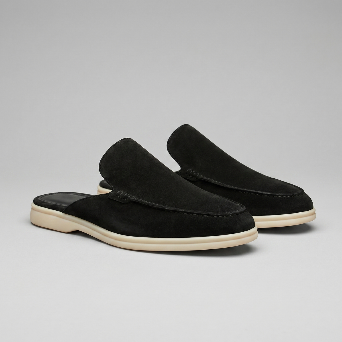 David | Stylish Backless Loafer Mens Slippers