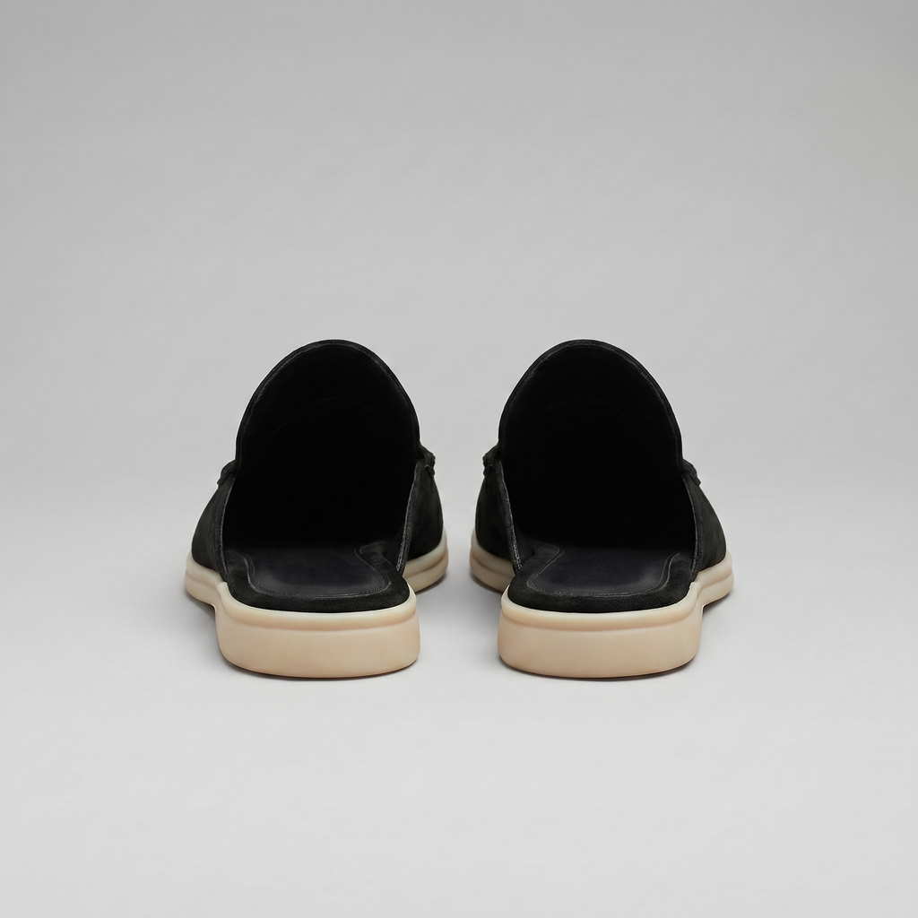 David | Stylish Backless Loafer Mens Slippers