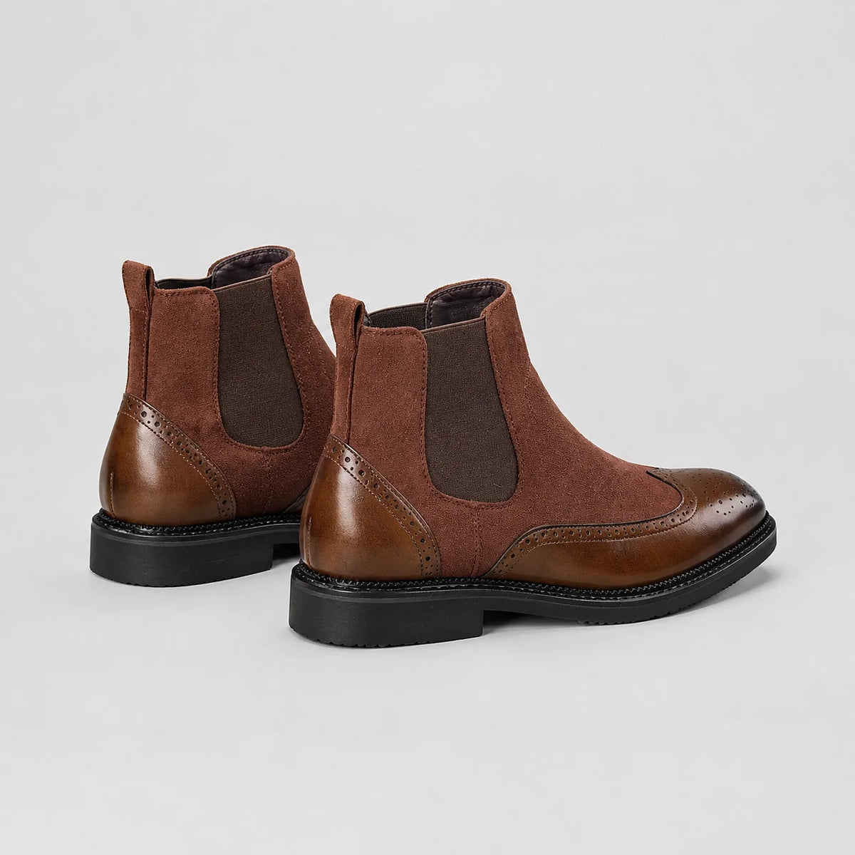 David | Wingtip Brogue Chelsea Mens Boots