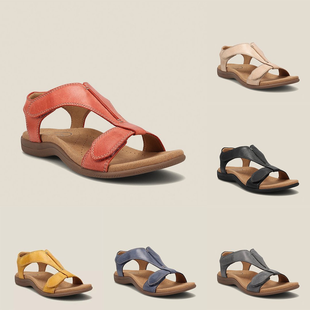 Delilah | Relaxed Orthopedic T-Strap Comfort Sandals