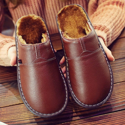 Dylan | Classic Fur-Lined Mule Mens Slippers