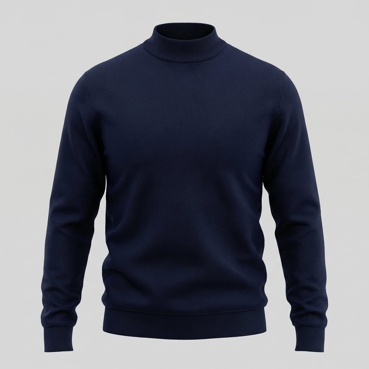 Dylan | Fine Knit Mock Neck Mens Jumpers