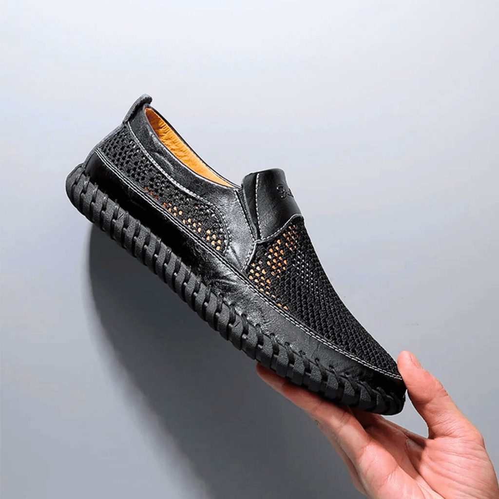 Dylan | Polished Woven Slip-On Orthopedic Shoes