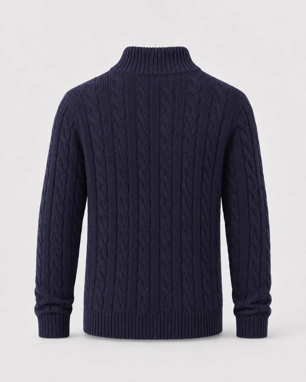 Dylan | Refined Cable Knit Quarter-Zip Mens Knit Jumper