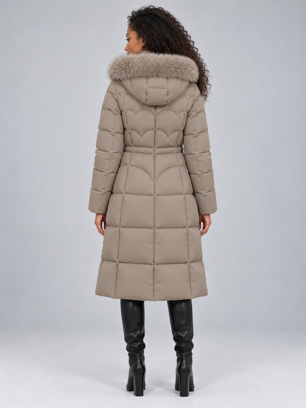 Eden | Timeless Longline Hooded Puffer Jacket Women