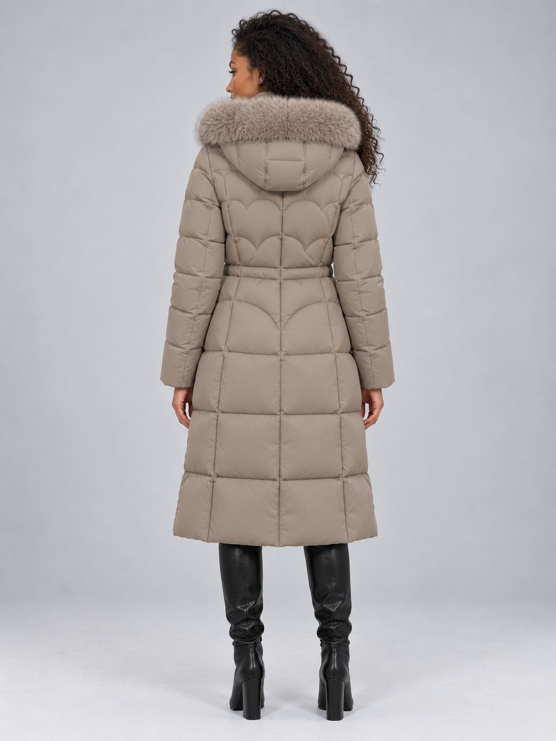 Eden | Timeless Longline Hooded Puffer Jacket Women