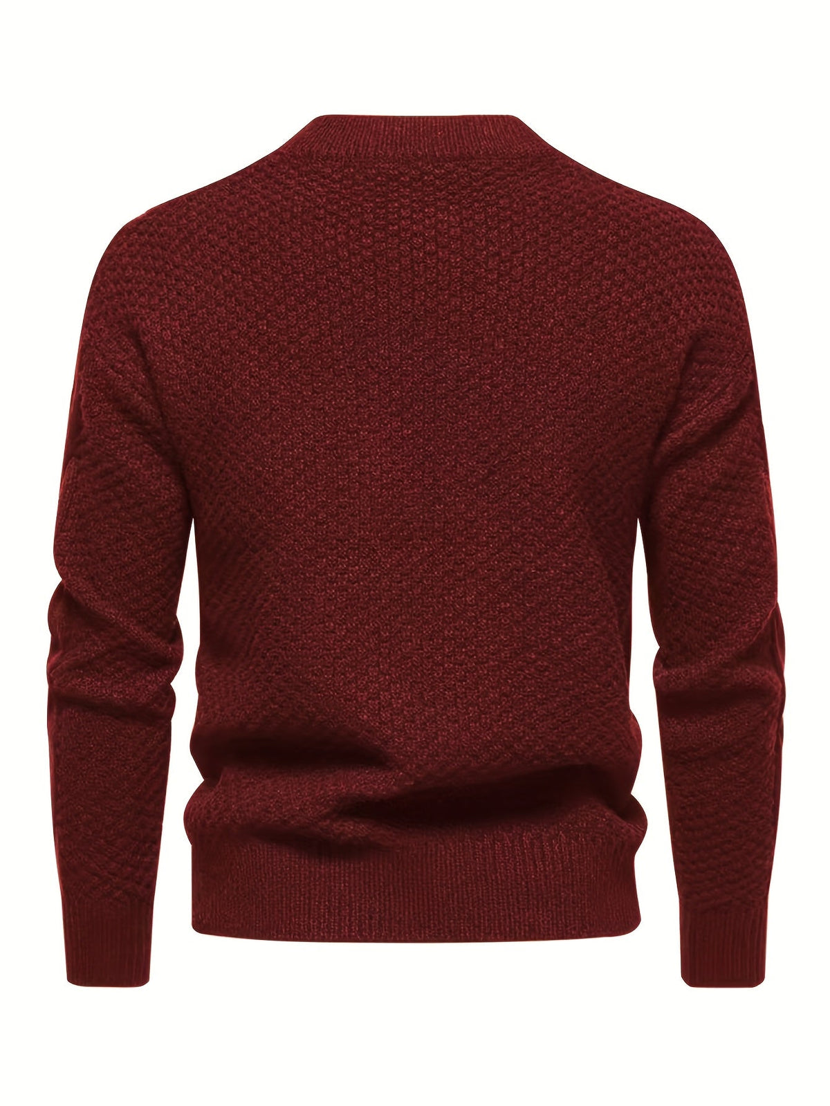 Edward | Cable Pattern Crew Neck Mens Knit Jumper