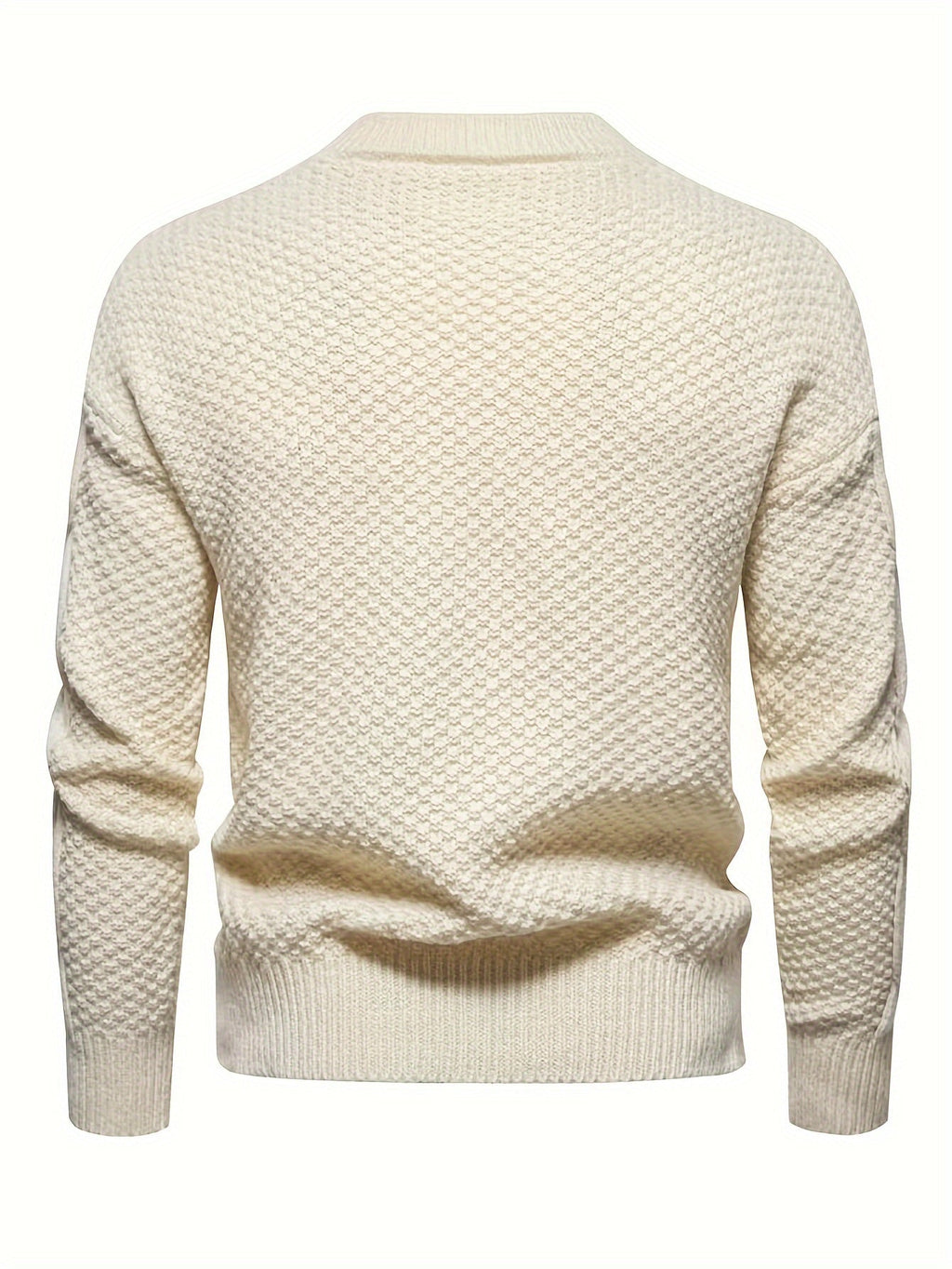 Edward | Cable Pattern Crew Neck Mens Knit Jumper
