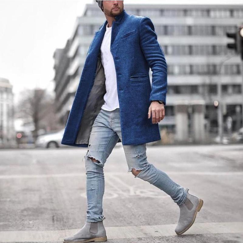 Edward | Elegant Tailored Long Mens Overcoat