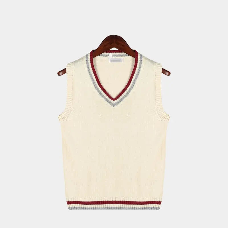 Edward | Sleeveless V-Neck Mens Knit Jumper