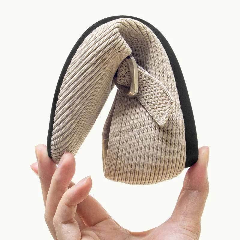 Eleanor | Refined Ribbed Knit Mary Jane Shoes
