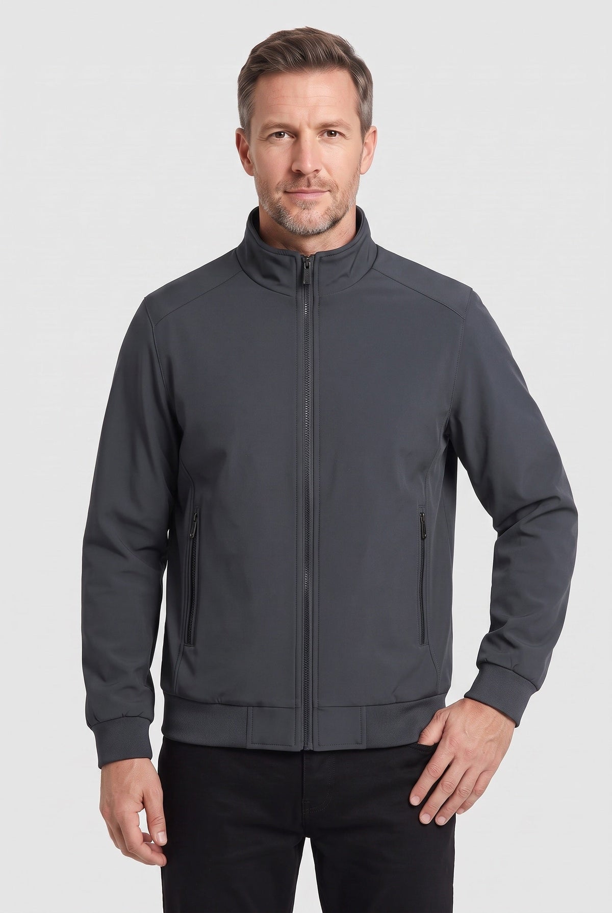 Elias | Relaxed Lightweight Zip-Up Waterproof Jacket