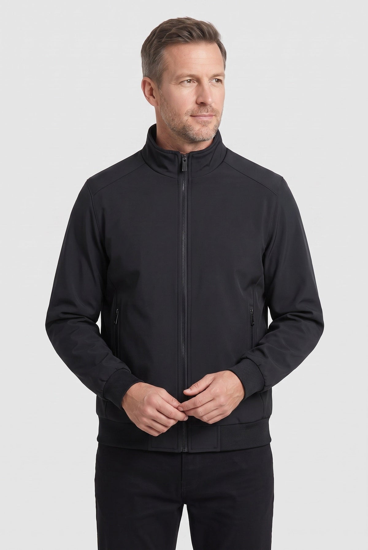 Elias | Relaxed Lightweight Zip-Up Waterproof Jacket