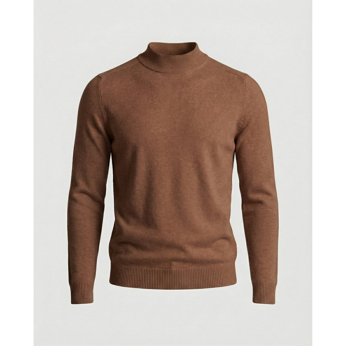 Elias | Sophisticated Mock Neck Mens Knit Jumper