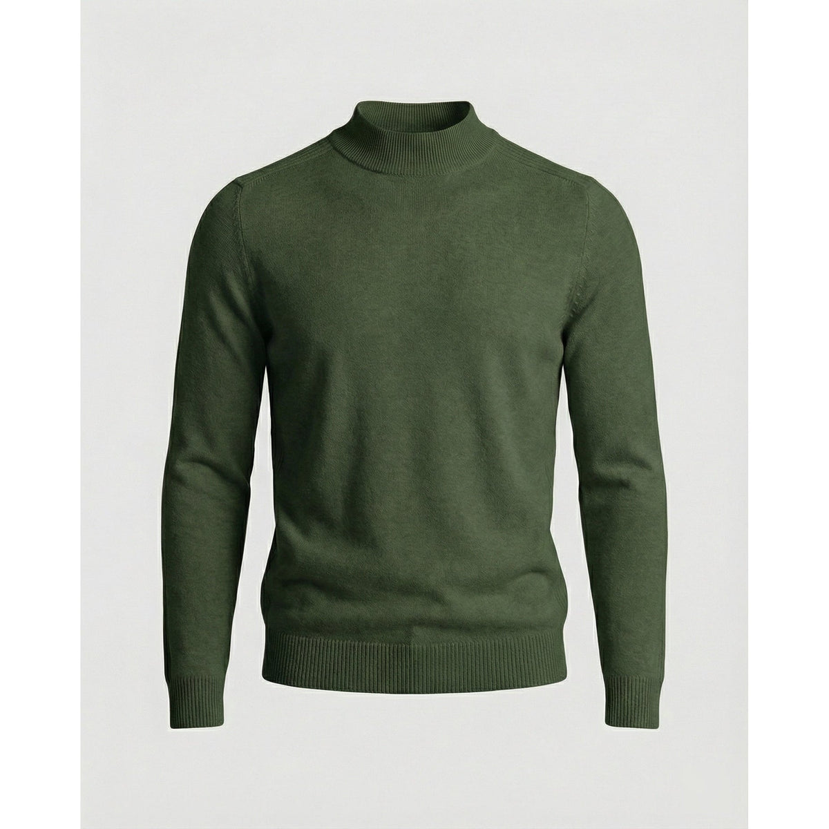 Elias | Sophisticated Mock Neck Mens Knit Jumper