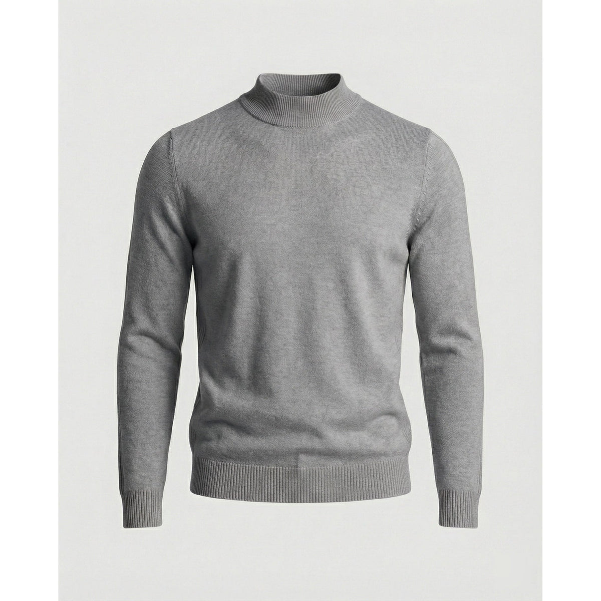 Elias | Sophisticated Mock Neck Mens Knit Jumper