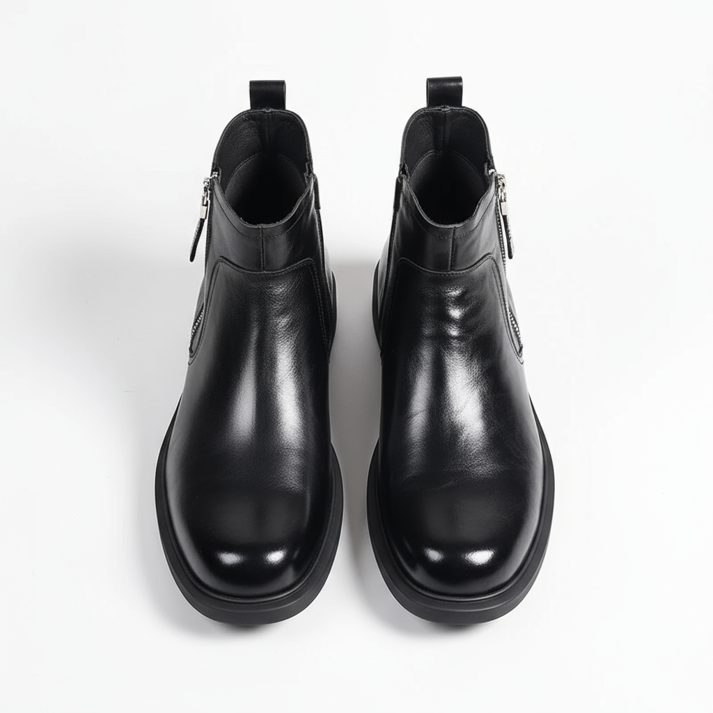 Elijah | Elegant Side Zip Ankle Mens Boots