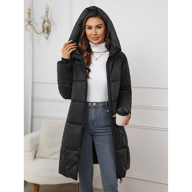 Eliza | Timeless Hooded Long Puffer Coat