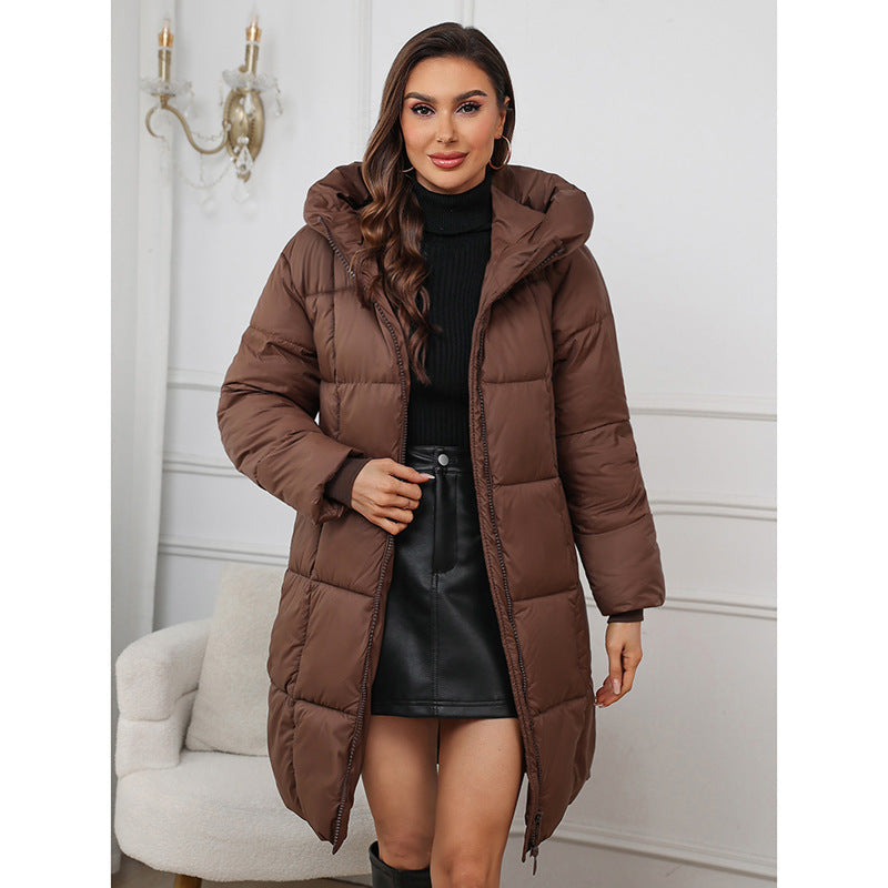 Eliza | Timeless Hooded Long Puffer Coat