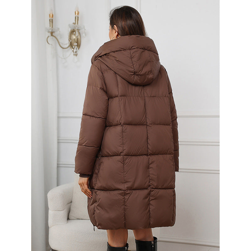Eliza | Timeless Hooded Long Puffer Coat