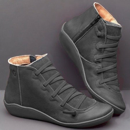 Elizabeth | Cosy Orthopedic Shoes Lace-Up Ankle Boots
