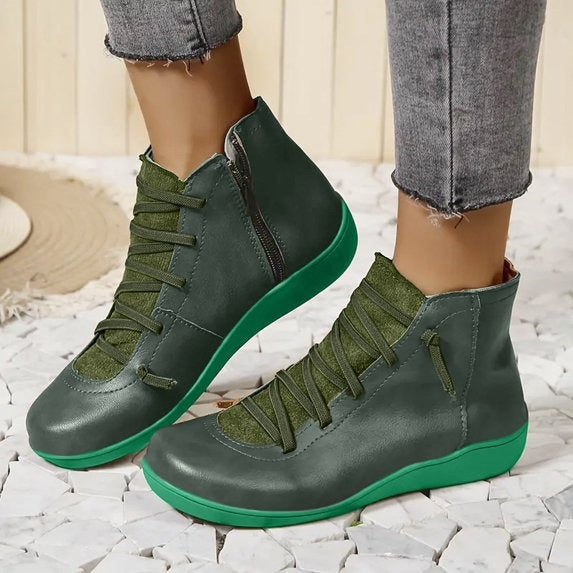 Elizabeth | Cosy Orthopedic Shoes Lace-Up Ankle Boots