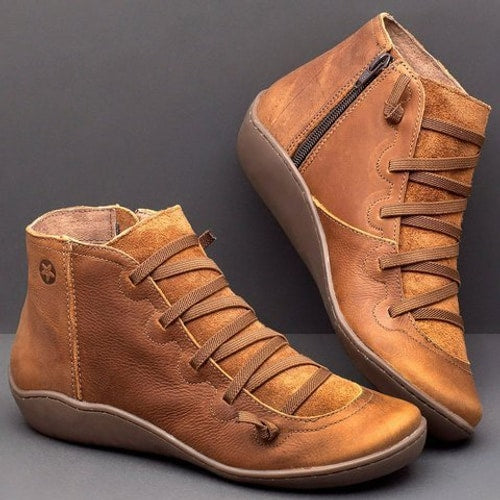 Elizabeth | Cosy Orthopedic Shoes Lace-Up Ankle Boots