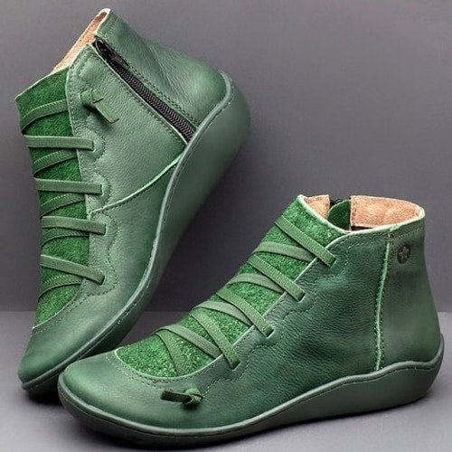 Elizabeth | Cosy Orthopedic Shoes Lace-Up Ankle Boots