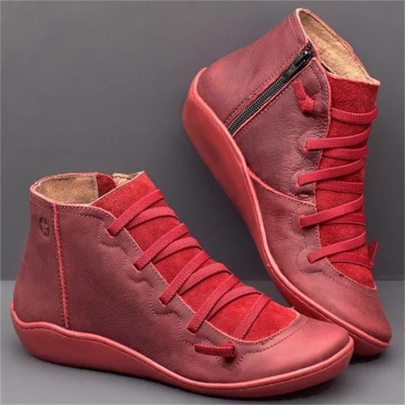 Elizabeth | Cosy Orthopedic Shoes Lace-Up Ankle Boots