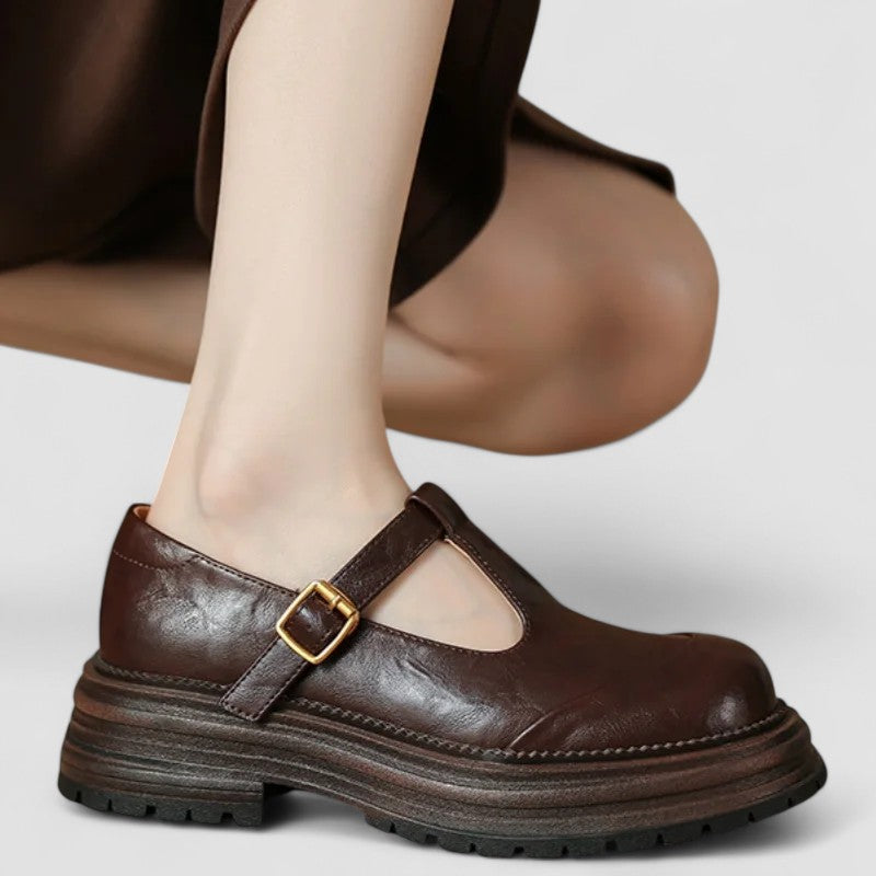 Ella | Timeless Chunky T-Bar Mary Jane Shoes