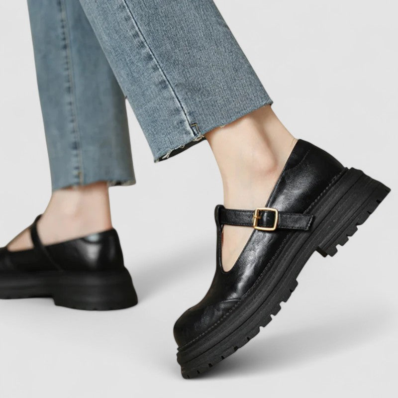 Ella | Timeless Chunky T-Bar Mary Jane Shoes