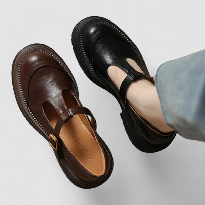 Ella | Timeless Chunky T-Bar Mary Jane Shoes