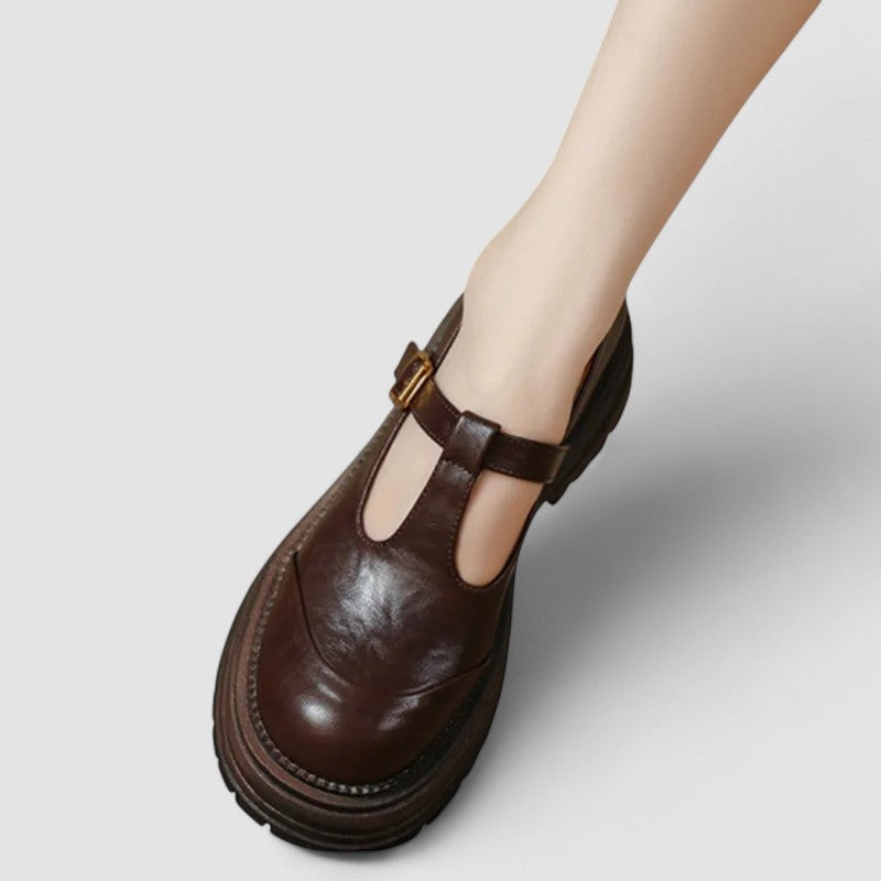 Ella | Timeless Chunky T-Bar Mary Jane Shoes