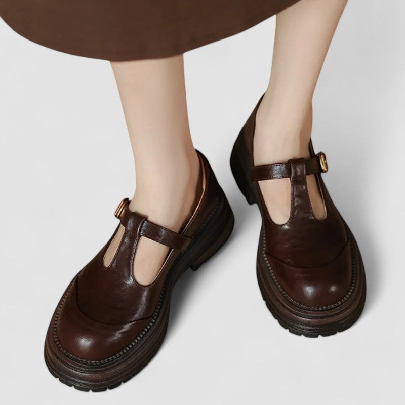 Ella | Timeless Chunky T-Bar Mary Jane Shoes