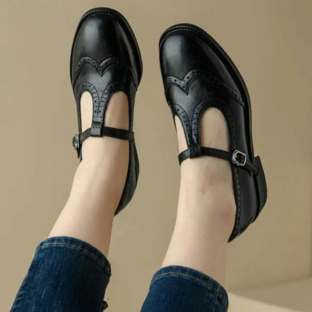 Ellie | Elegant T-Strap Mary Jane Shoes