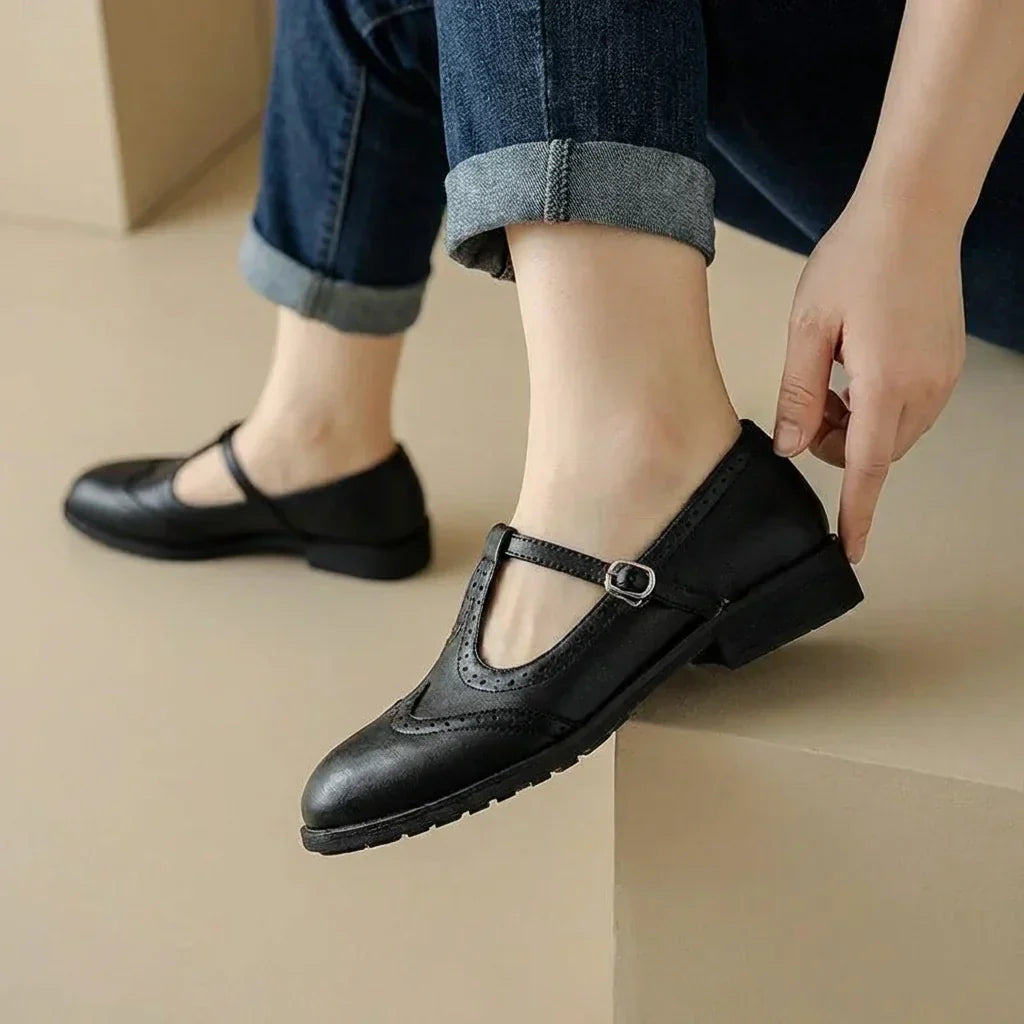 Ellie | Elegant T-Strap Mary Jane Shoes
