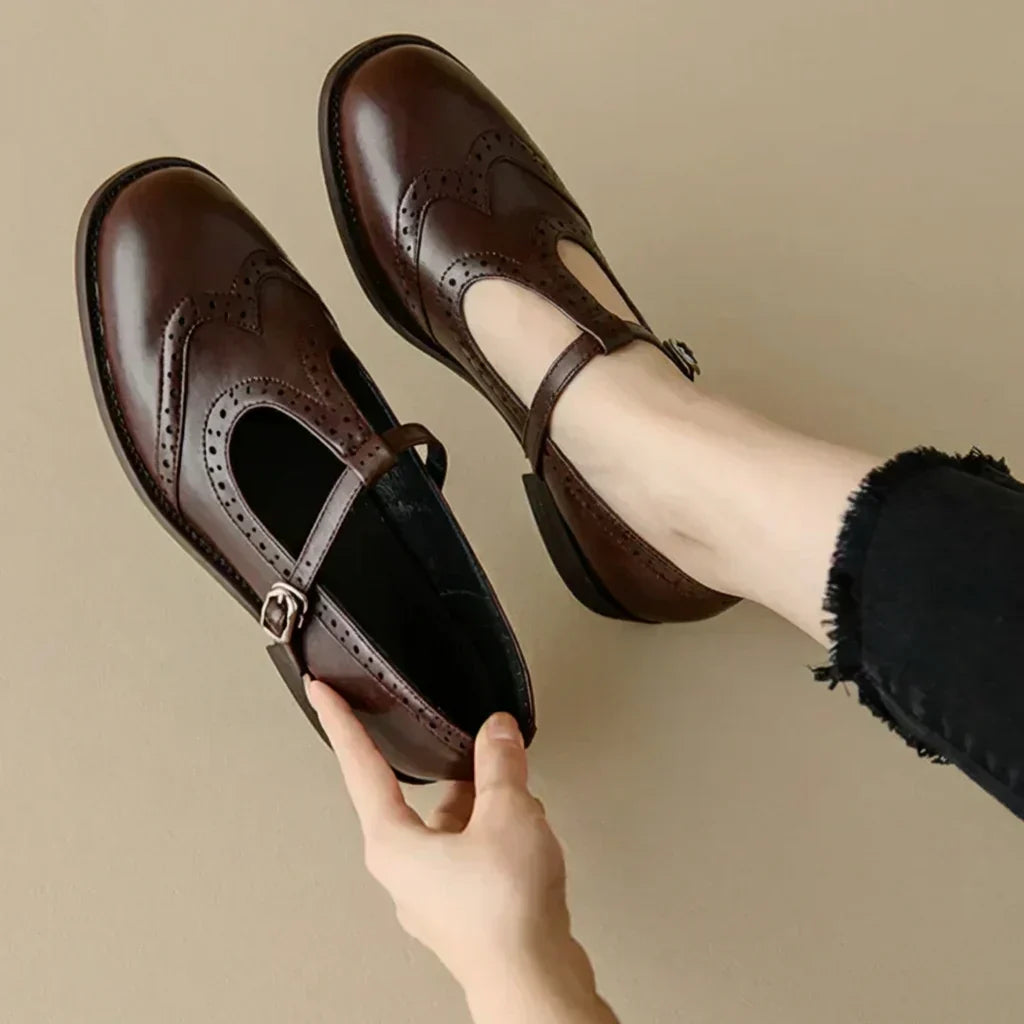 Ellie | Elegant T-Strap Mary Jane Shoes