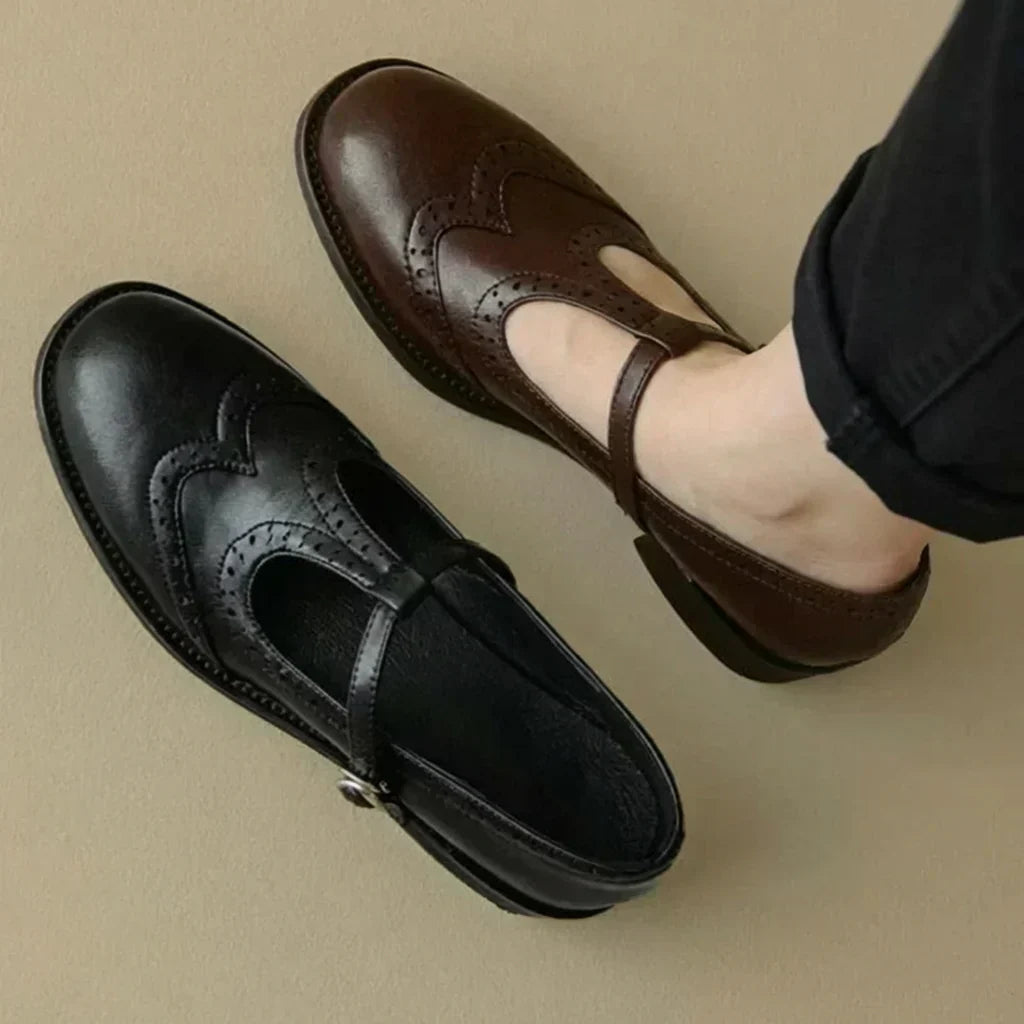 Ellie | Elegant T-Strap Mary Jane Shoes