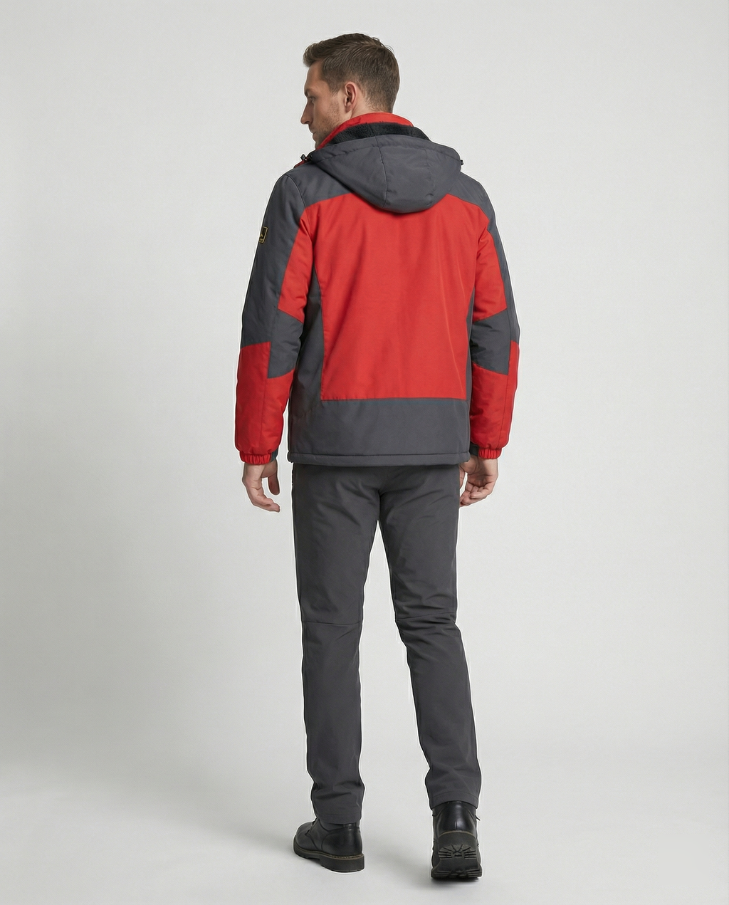 Elliot | Effortless Waterproof Colour-Block Jacket with Removable Hood