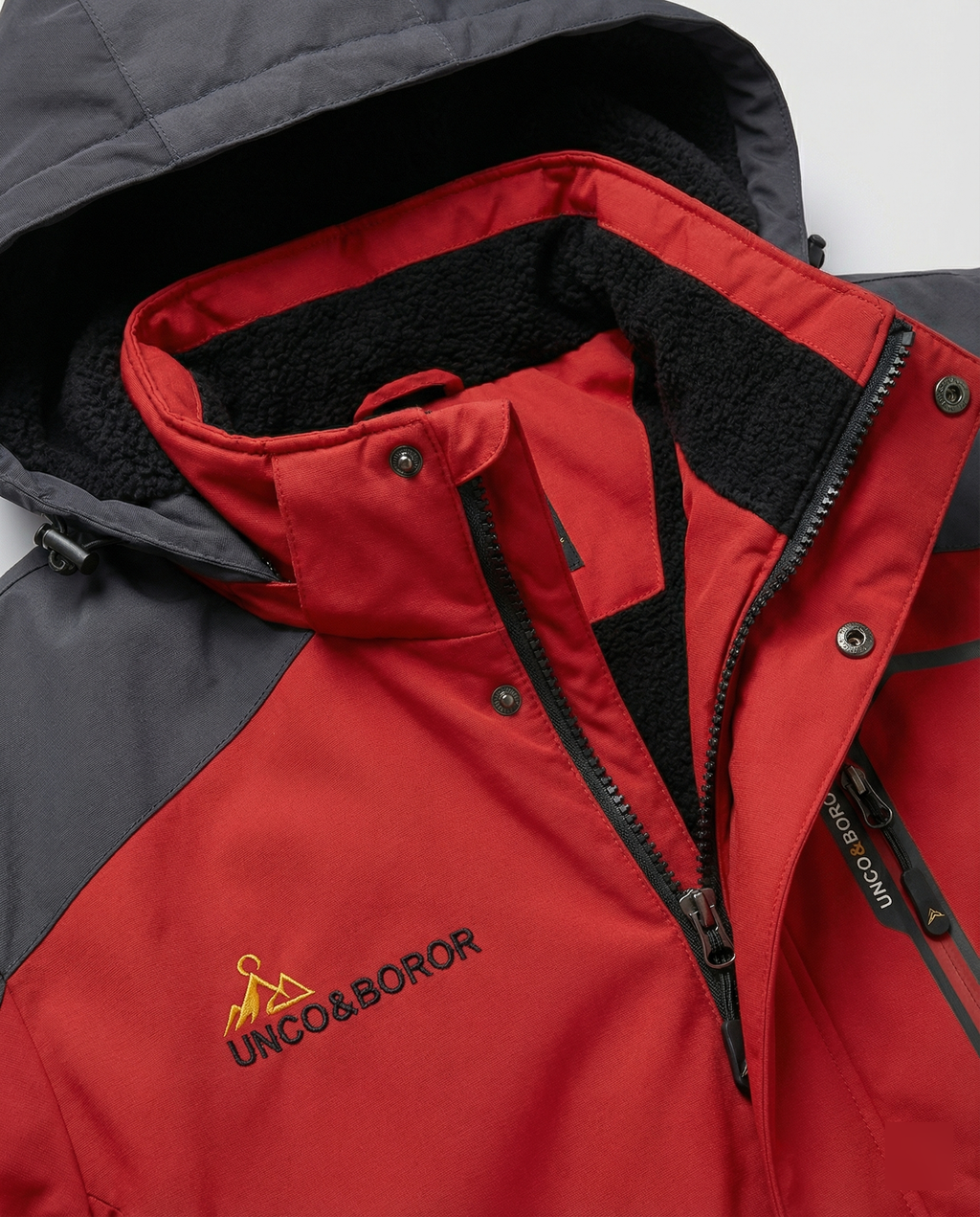 Elliot | Effortless Waterproof Colour-Block Jacket with Removable Hood