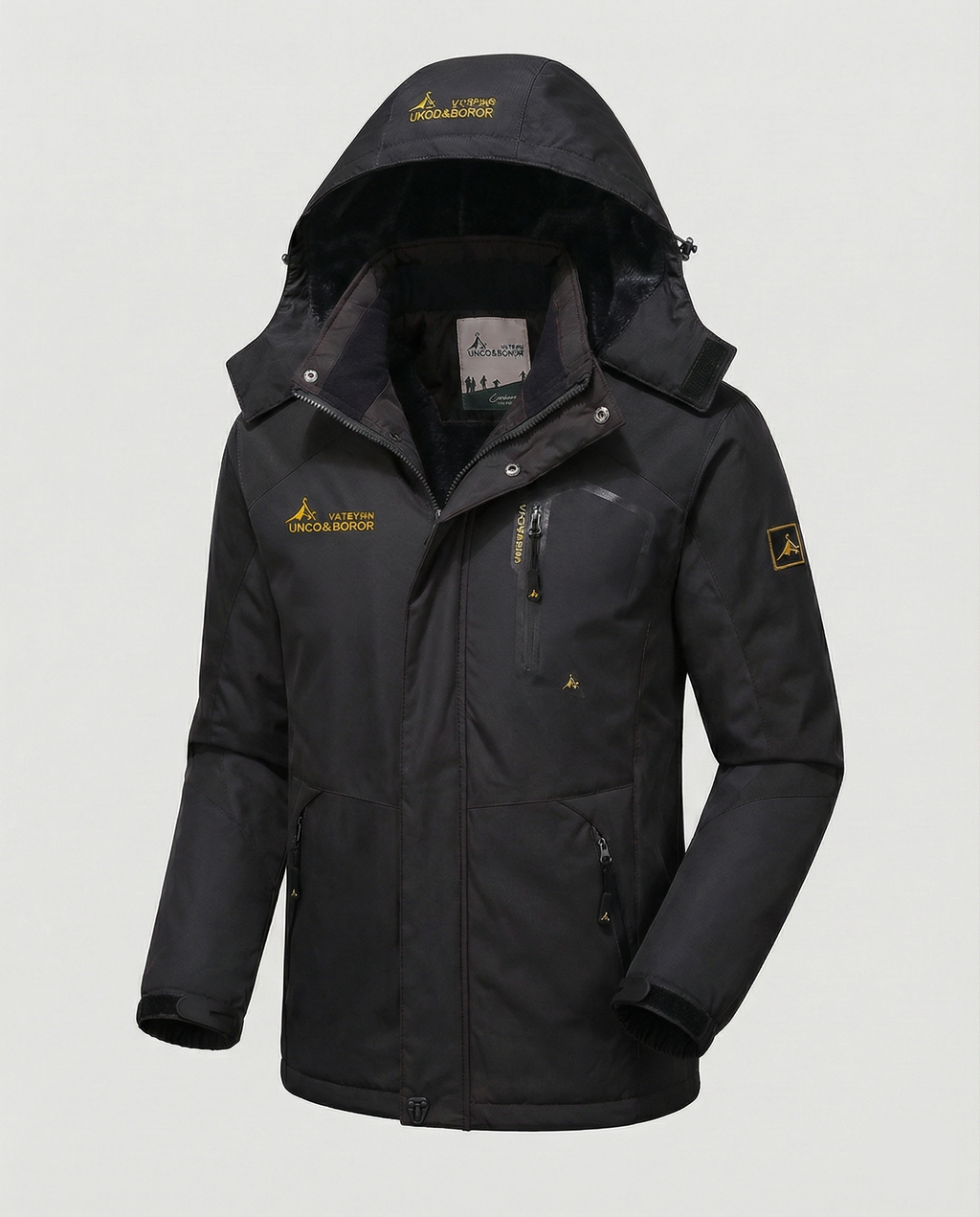 Elliot | Effortless Waterproof Colour-Block Jacket with Removable Hood
