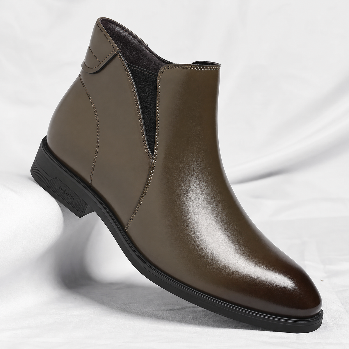 Elliot | Polished Slip-On Chelsea Mens Boots