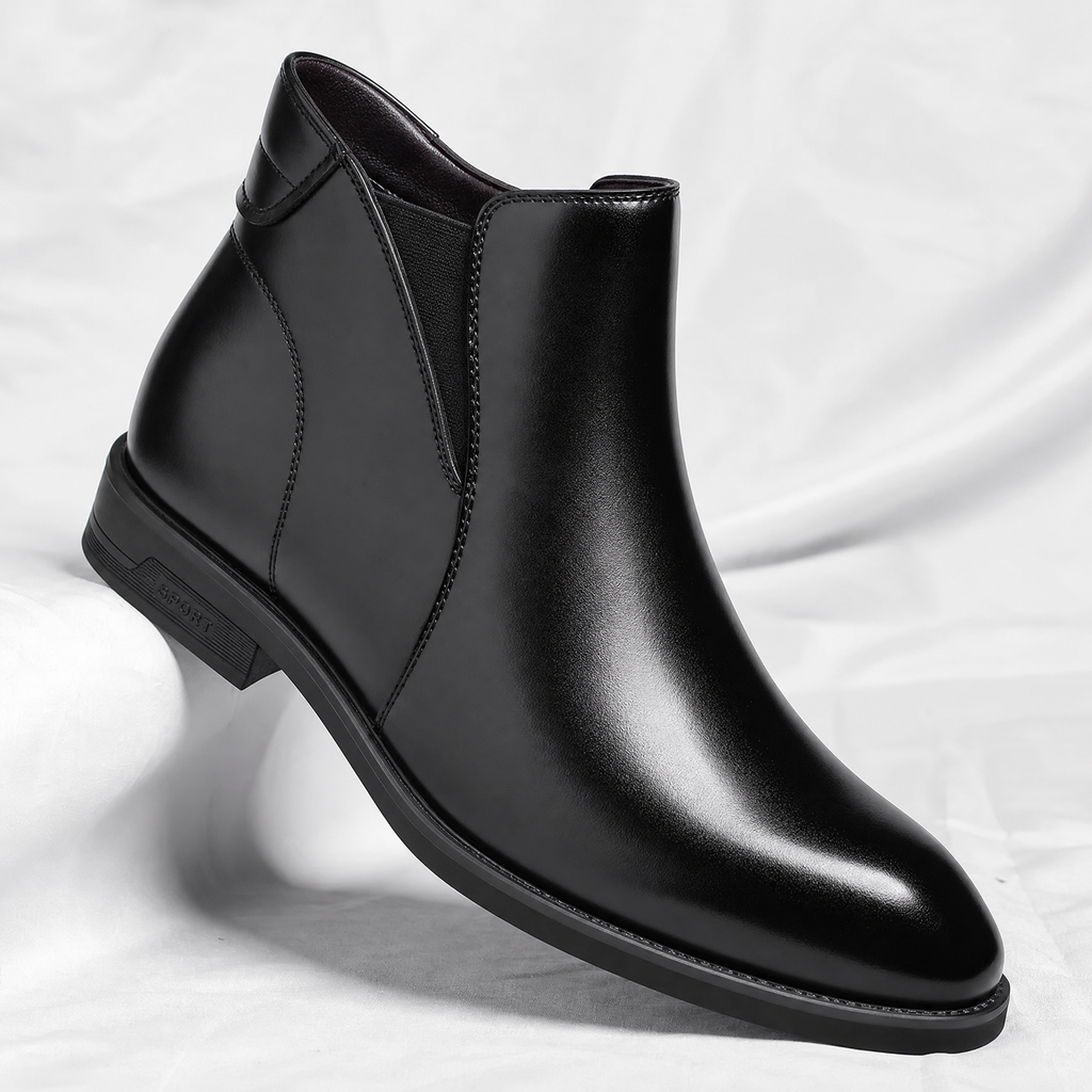 Elliot | Polished Slip-On Chelsea Mens Boots